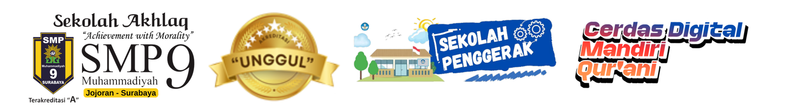 Logo Sekolah Akhlaq SMP Muhammadiyah 9 Jojoran - Surabaya